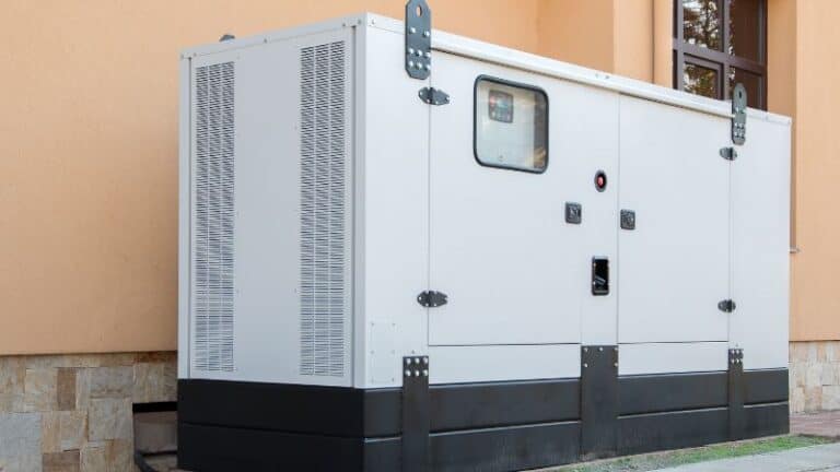 white generator for emergency