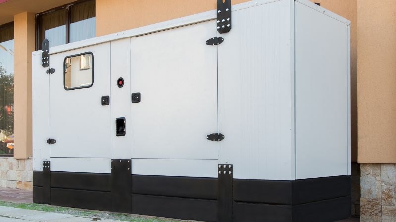 Kompakter mobiler Speichercontainer für saubere Energie für nachhaltige Energielösungen bei Deepblue.