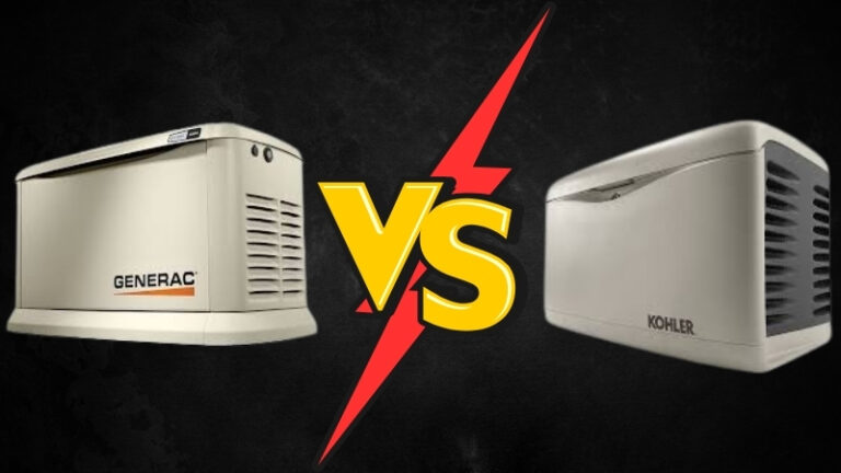 High-quality portable generators by Generac and Kohler side by side for online comparison and review. Discover the pros and cons of Generac vs Kohler generators to choose the best backup power solution.