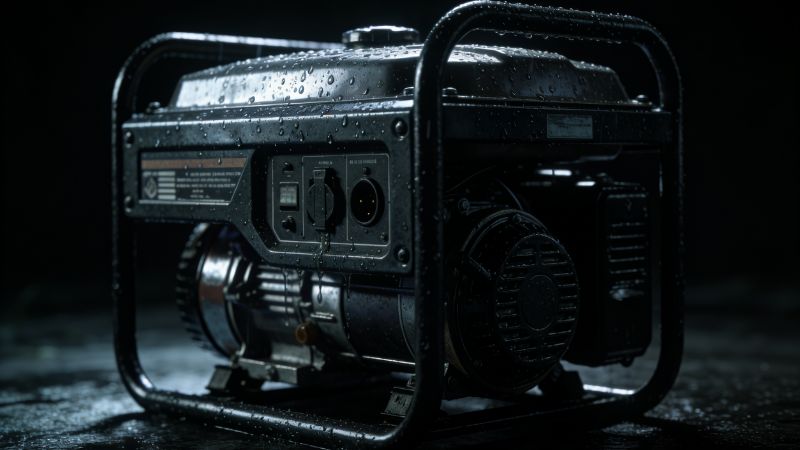 Compact, reliable portable generator ideal for backup power during outages and outdoor camping.